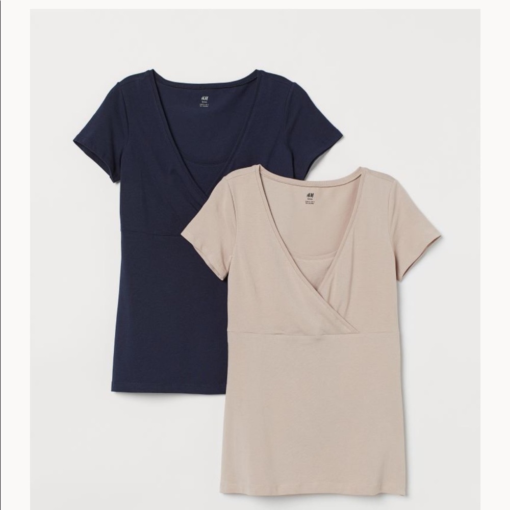 H&M Cotton Nursing T shirt Tops